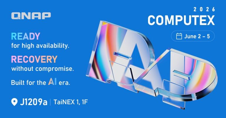 QNAP lors de COMPUTEX 2026 : Favoriser l'avenir de la continuité d'entreprise et l'innovation en Edge AI