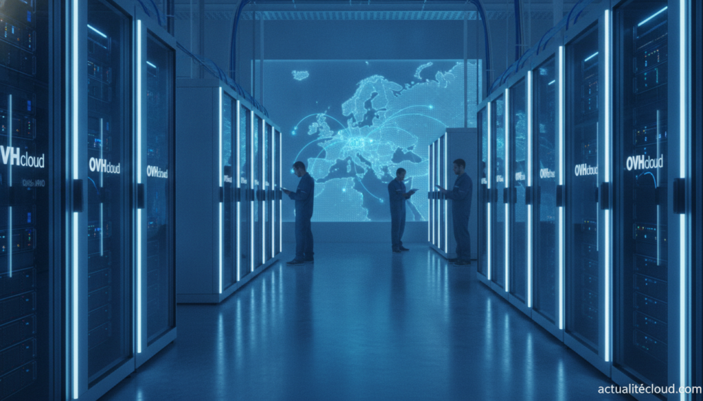 OVHcloud data center européen — IA souveraine et LLM