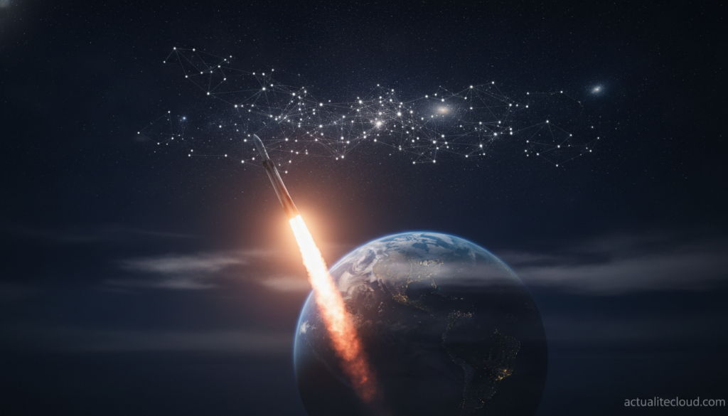 SpaceX IPO Nasdaq : lancement Falcon 9 et satellites Starlink