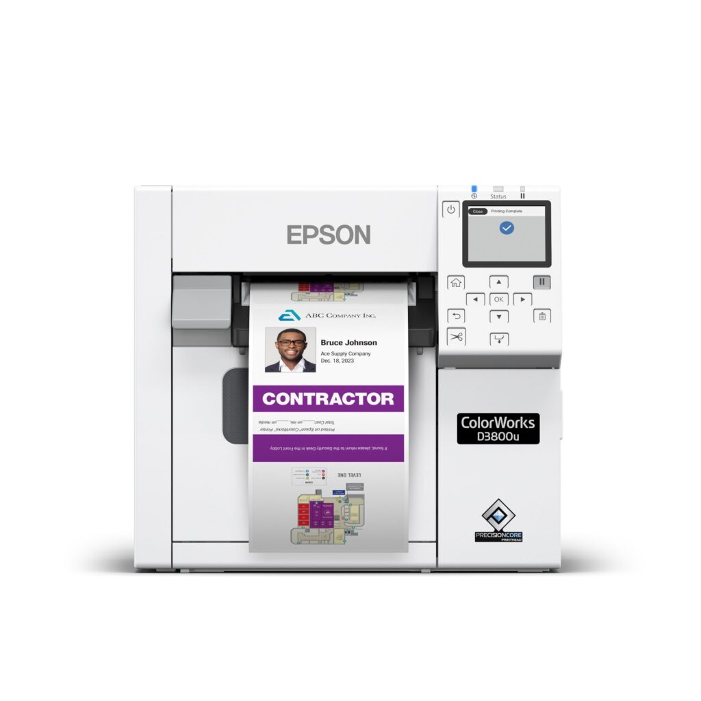 Epson lance la CW-D3800, une imprimante compacte pour étiquettes couleur