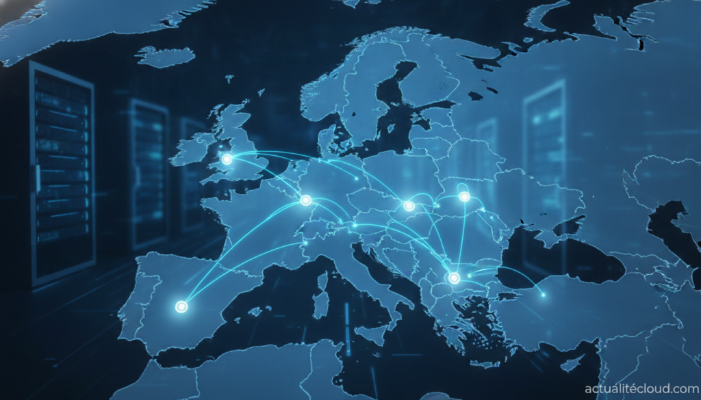 Carte des centres de données IA en Europe : France, Espagne, Finlande en tête