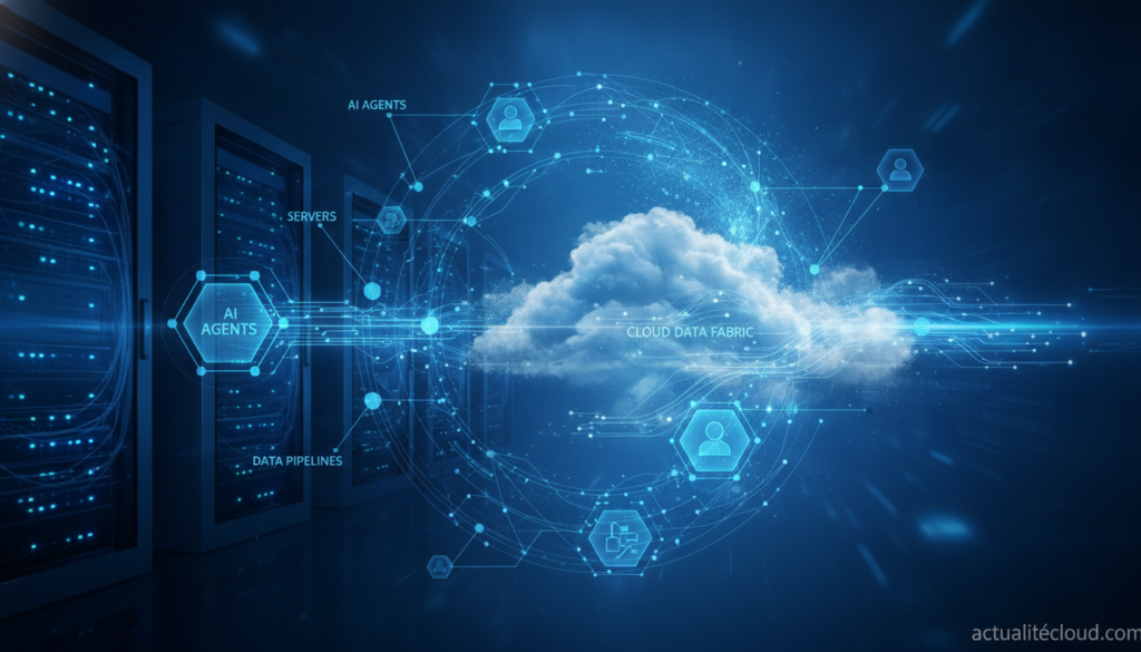 Plateforme d'IA agentique Teradata reliant cloud et centre de données