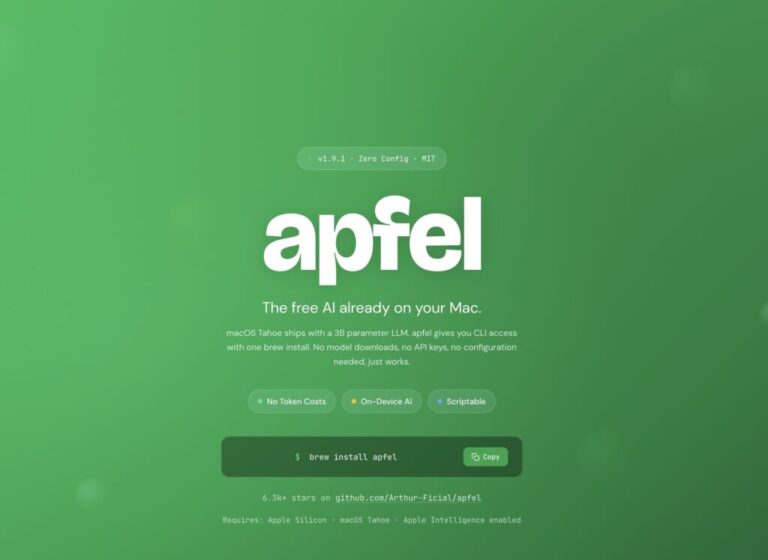 Apfel ouvre la porte à l'IA locale d'Apple, mais il y a un goulot d'étranglement qui limite son véritable potentiel