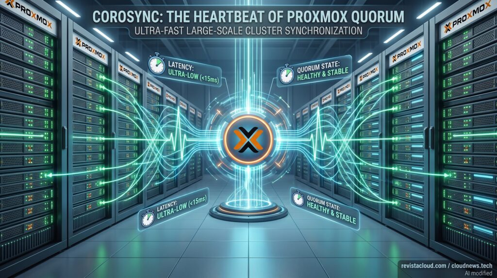 Corosync dans Proxmox : qu'est-ce que c'est et pourquoi est-ce essentiel pour un cluster