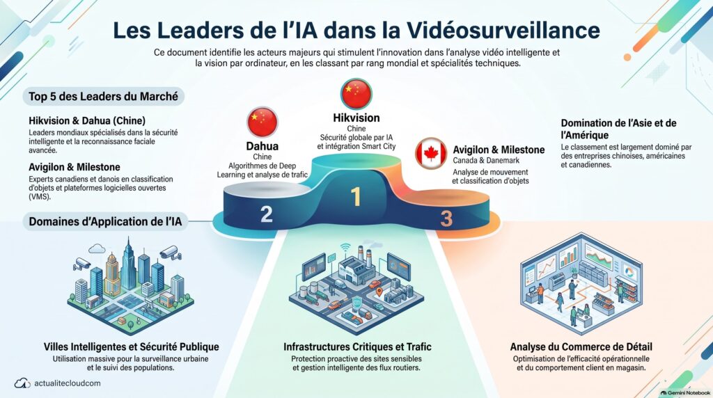 Leaders de l IA en videosurveillance