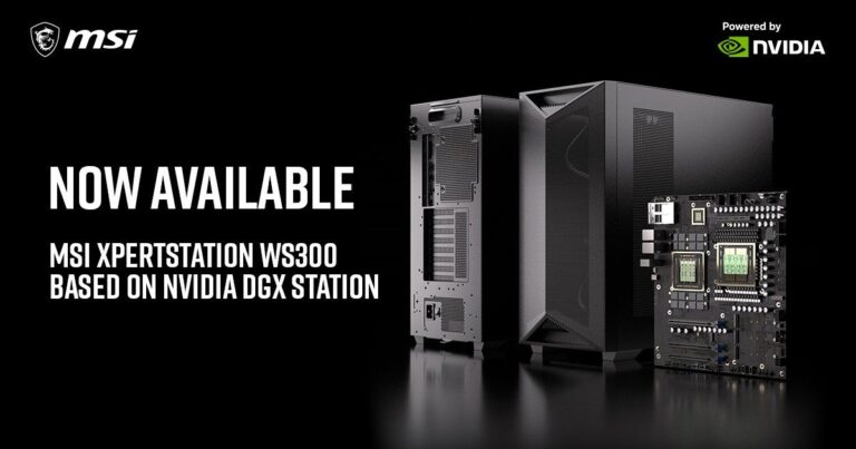 MSI apporte la NVIDIA GB300 au bureau avec son XpertStation WS300 pour l'IA