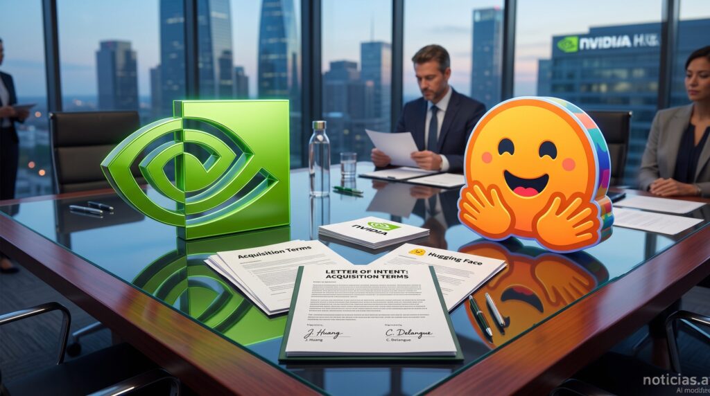 NVIDIA met l'accent sur Hugging Face : 12,9 milliards pour une pièce maîtresse de l'IA ouverte