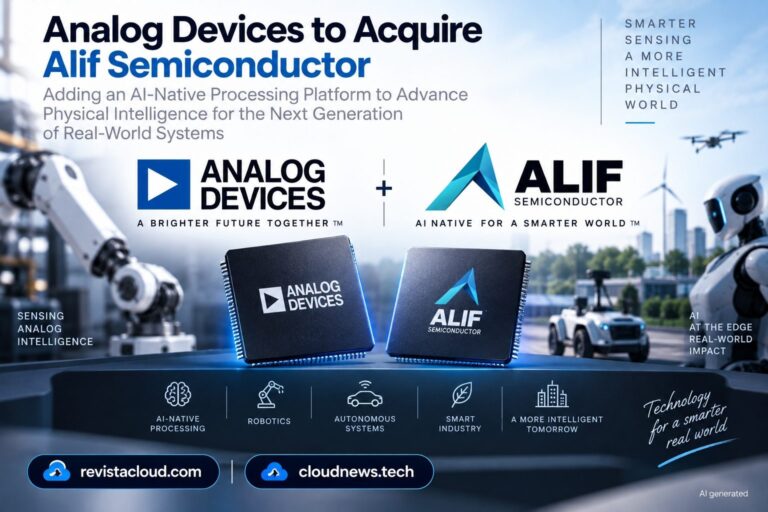 Analog Devices achète Alif Semiconductor pour 1 350 millions afin de renforcer l'IA en périphérie