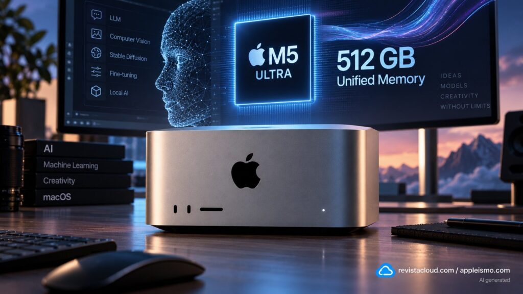 Apple transforme le Mac Studio M5 Ultra en une station IA locale de 512 Go