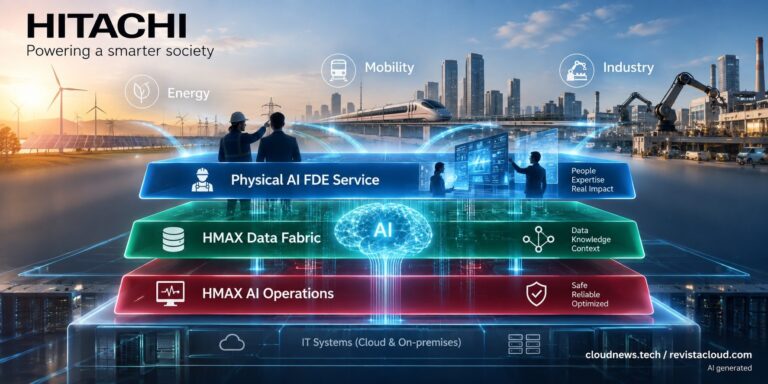 Hitachi lance HMAX Data Fabric pour amener l'IA physique aux infrastructures critiques