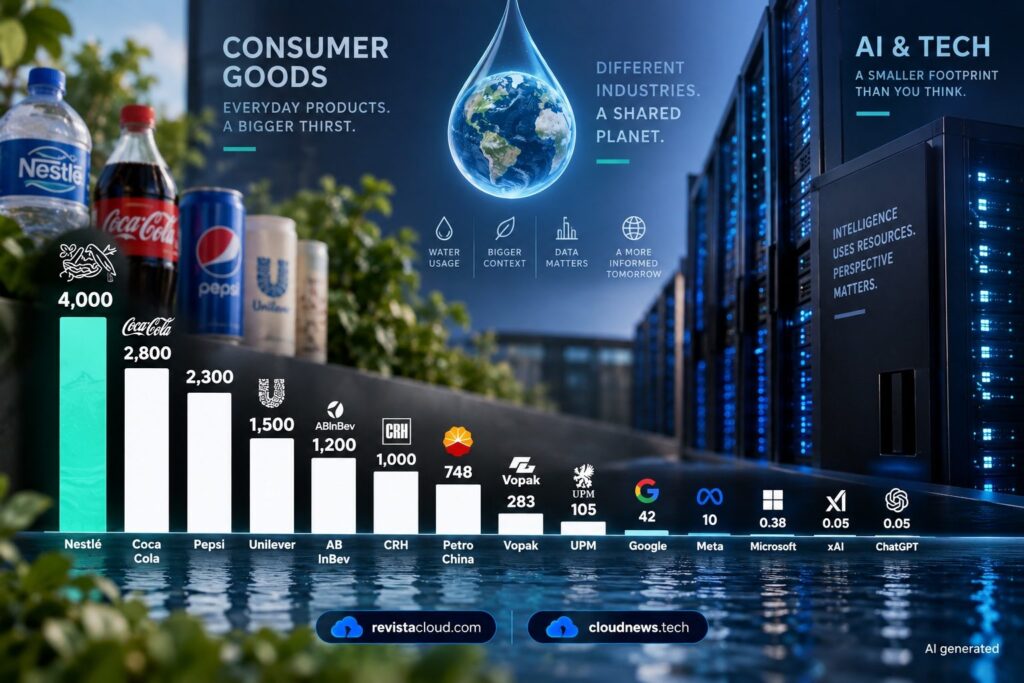 L'IA consomme-t-elle autant d'eau que l'industrie ? La comparaison qui déconstruit le graphique viral