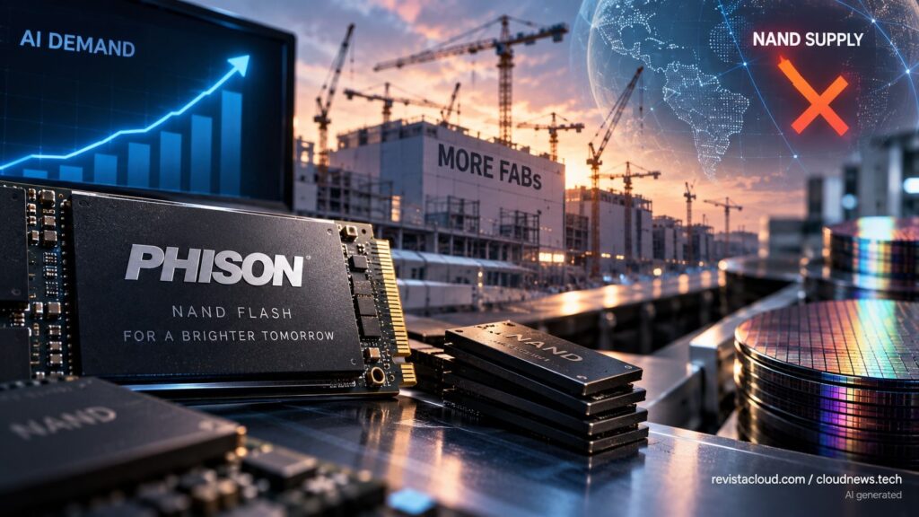 L'IA met à l'épreuve la mémoire : Phison anticipe une pénurie de NAND même avec plus d'usines