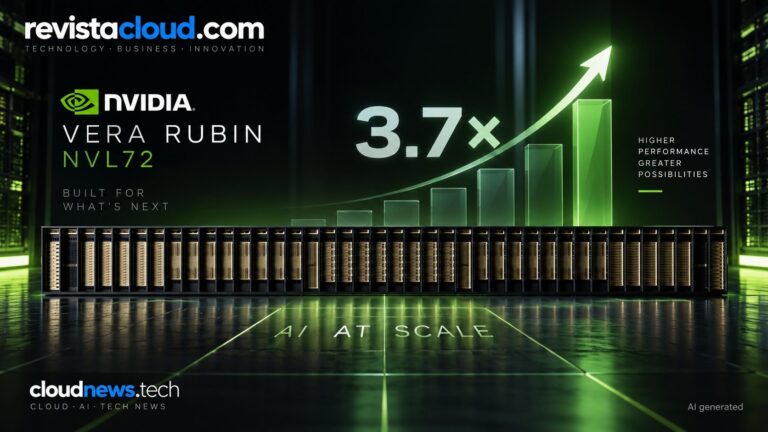 NVIDIA Vera Rubin NVL72 multiplie jusqu'à 3,7 fois la performance du GB300