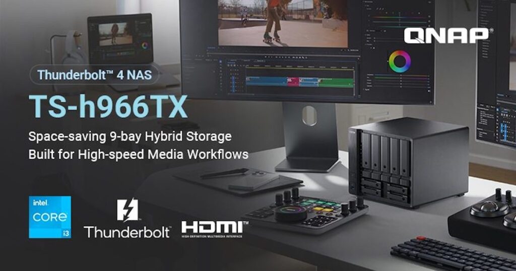 QNAP lance le TS-h966TX, un NAS hybride avec Thunderbolt 4 et 10 GbE 1 QNAP lance le TS-h966TX, un NAS hybride avec Thunderbolt 4 et 10 GbE
