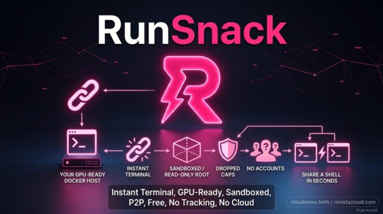 RunSnack transforme une propre GPU en un terminal partagé avec un seul lien