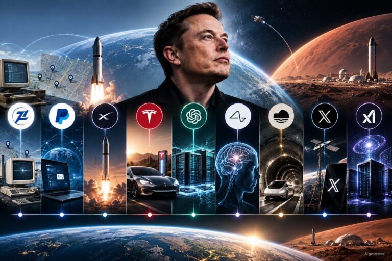 Voici à quoi ressemblerait le LinkedIn d'Elon Musk : huit entreprises et 30 ans de technologie