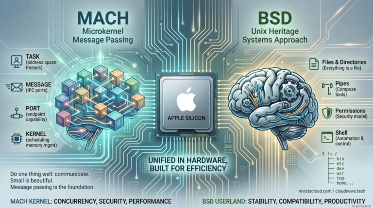 macOS ne exécute pas deux noyaux : comment XNU combine-t-il les architectures Mach et BSD