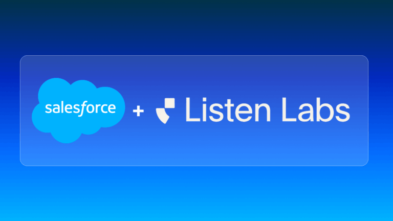 Salesforce achète Listen Labs pour transformer les conversations avec les clients en données pour l'IA