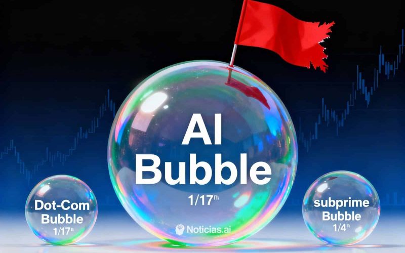 2025 : La plus grande bulle de l'IA par rapport à la bulle Internet ? Données clés (×17) et signaux d'alerte