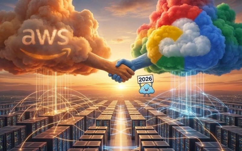 AWS et Google Cloud collaborent pour que votre site ne « tombe » plus