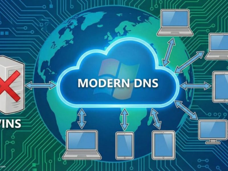 Adieu à WINS : Microsoft fixe la date d'expiration du vieux système de noms dans Windows Server