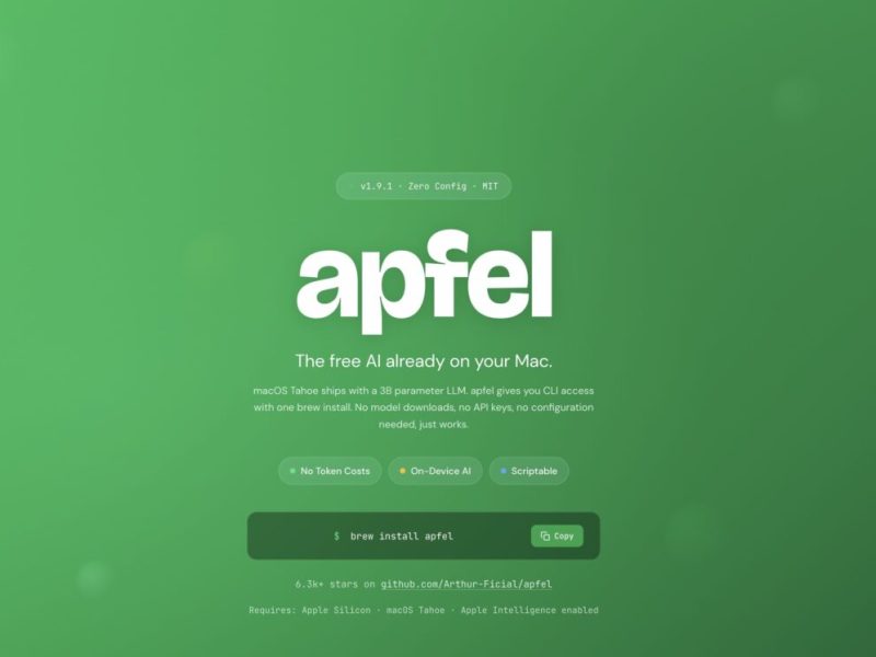 Apfel ouvre la porte à l'IA locale d'Apple, mais il y a un goulot d'étranglement qui limite son véritable potentiel