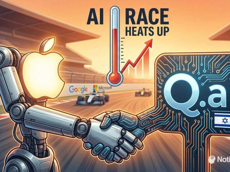 Apple achète Q.ai pour près de 2 milliards : la « parole silencieuse » entre dans le radar de Cupertino