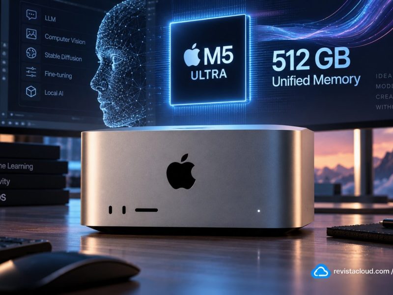 Apple transforme le Mac Studio M5 Ultra en une station IA locale de 512 Go