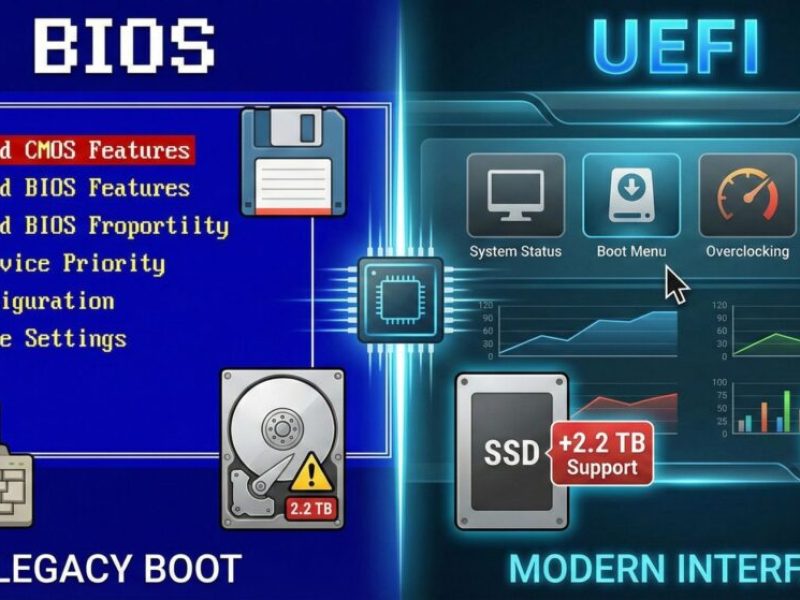 BIOS vs UEFI : pourquoi le « mode de démarrage » continue de poser problème lors de l'installation de Windows et Linux