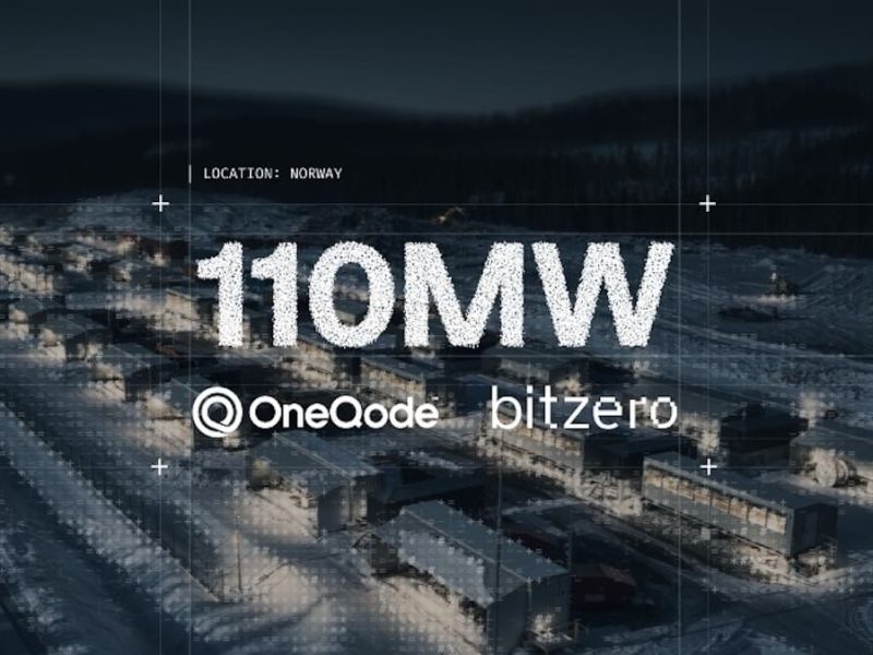 Bitzero et OneQode concluent un accord de 110 MW en Norvège pour les charges d'IA