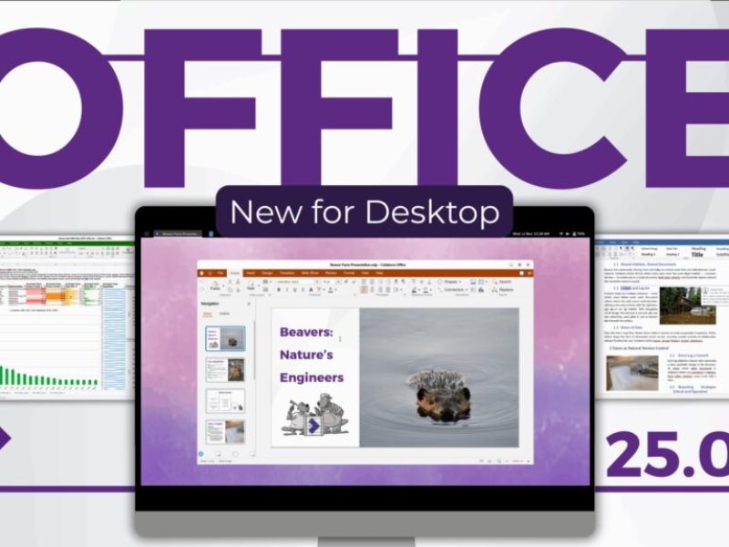 Collabora apporte sa suite bureautique sur le bureau : la même expérience qu'en nuage, mais avec les documents sur l'appareil