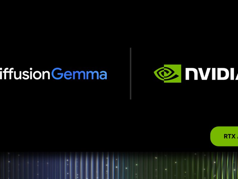 DiffusionGemma change la façon de générer du texte et NVIDIA l'amène sur l'ordinateur local