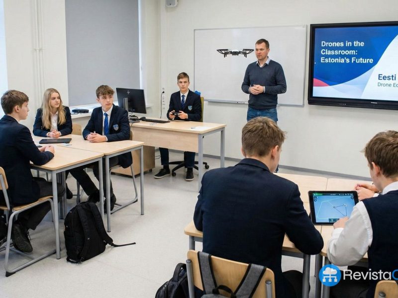 Estonie mène les drones en classe : tel est le nouveau cours de formation pour les lycéens