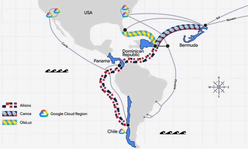 Google renforce son réseau sous-marin avec trois nouveaux câbles entre l'Amérique et l'Europe