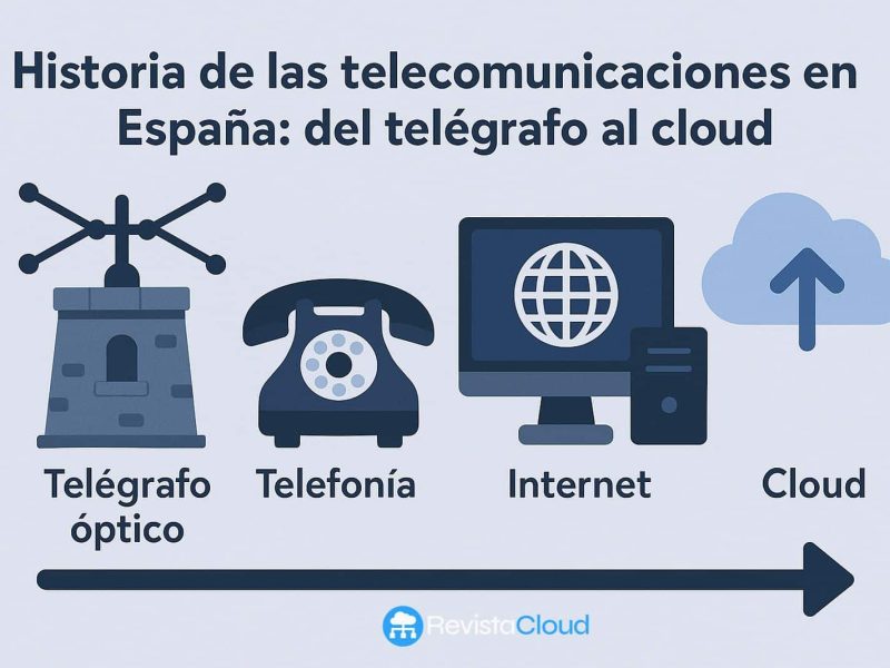 Histoire des télécommunications en Espagne : du télégraphe au cloud