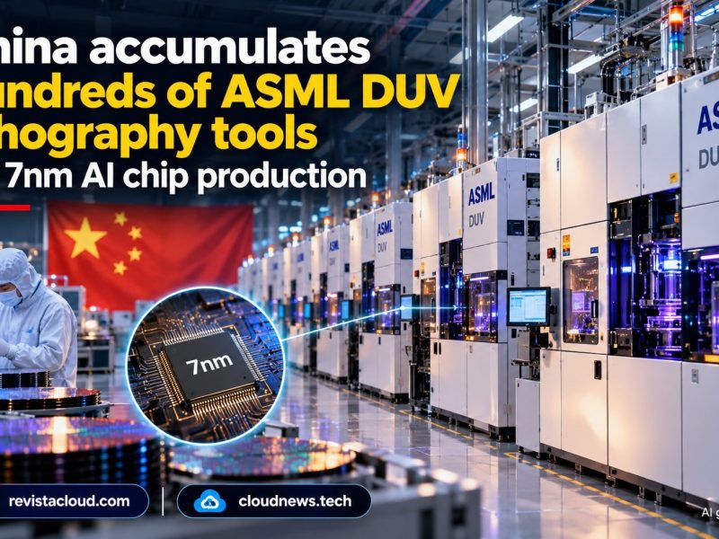 La Chine accumule des centaines d'équipements DUV d'ASML et gagne du temps pour fabriquer des puces de 7 nm