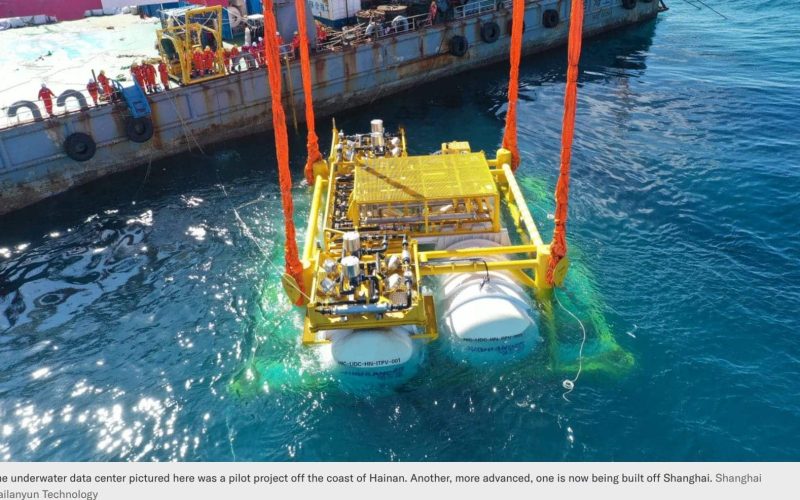 La Chine mise sur les centres de données sous-marins : révolution durable ou chimère technologique ?