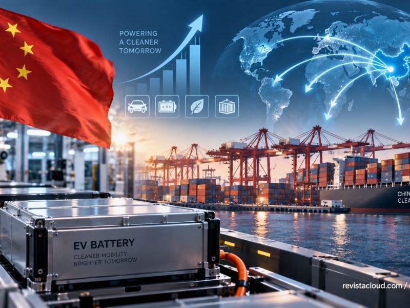 La Chine renforce sa domination mondiale dans les batteries alors que ses exportations augmentent