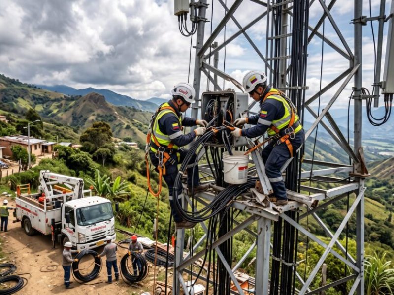 La Colombie reprend ses télécommunications après le tremblement de terre : 80 % du réseau de Claro est de nouveau opérationnel