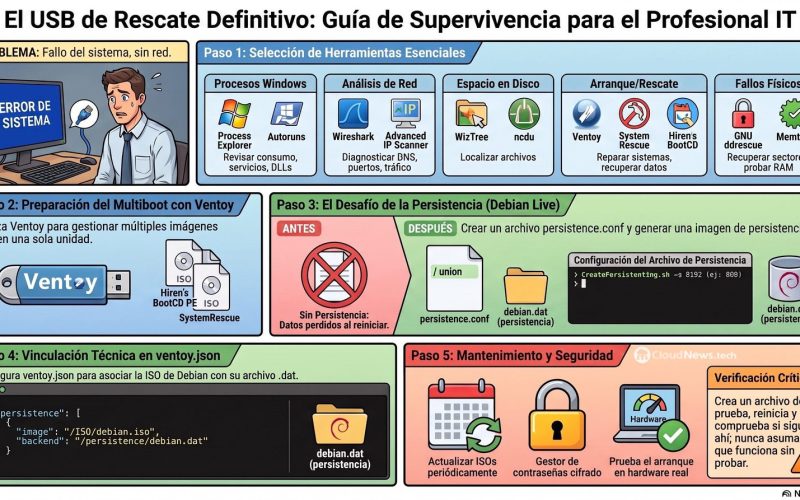La clé USB d'urgence que tout professionnel en informatique devrait avoir prête