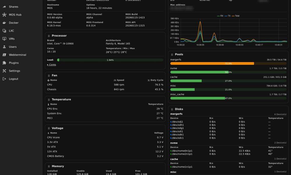 Le nouveau système d'exploitation modulaire pour homelabs et l'auto-hébergement qui veut « simplifier sans perdre le contrôle »