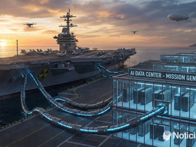 Les États-Unis veulent connecter l’IA à des réacteurs « recyclés » de porte-avions et de sous-marins : le pari nucléaire qui ouvre une nouvelle frontée