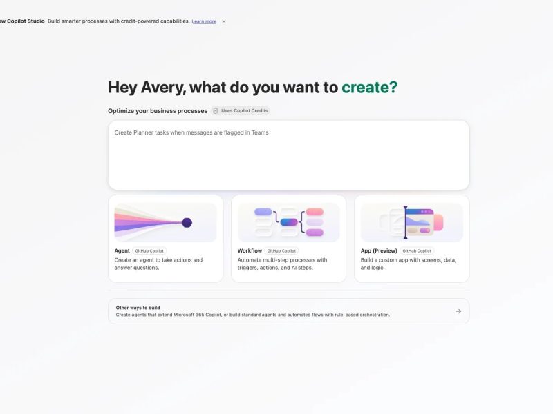 Microsoft étend la création d'applications avec l'IA à Copilot Cowork et Copilot Studio