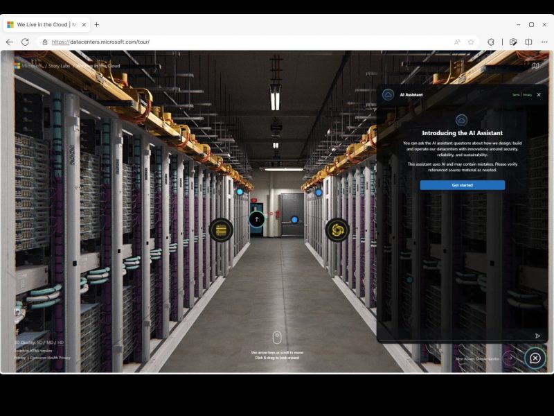 Microsoft ouvre les portes de son cloud avec une visite virtuelle de ses centres de données.