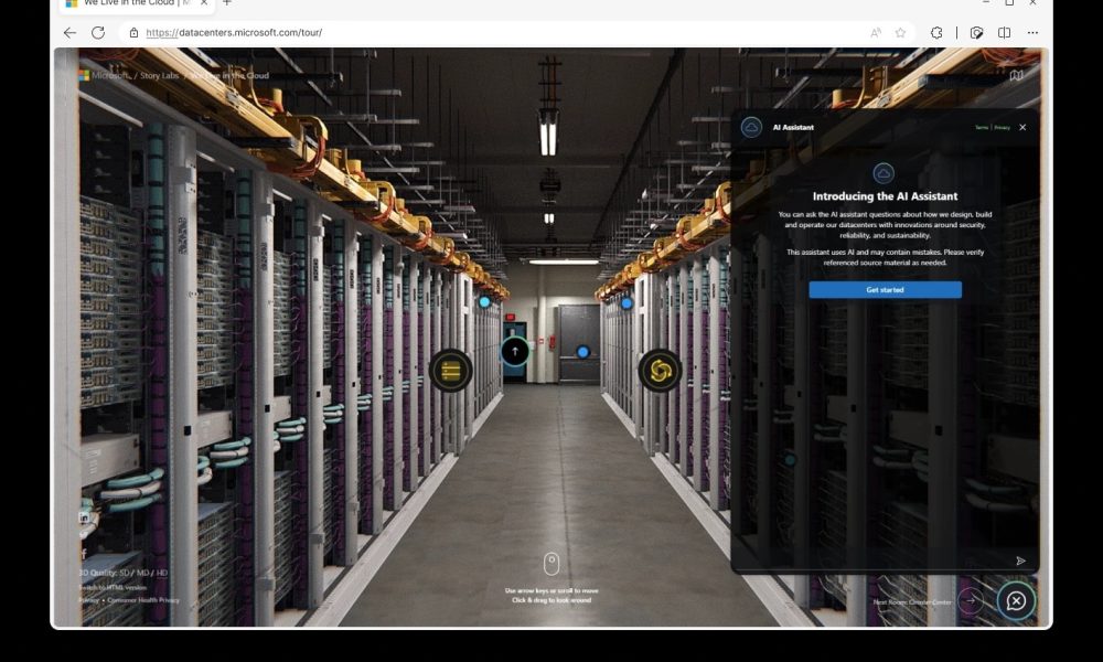 Microsoft ouvre les portes de son cloud avec une visite virtuelle de ses centres de données.