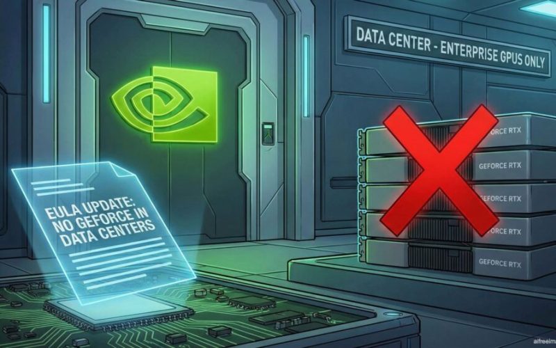 NVIDIA durcit son EULA : les graphiques GeForce sont interdits dans les centres de données