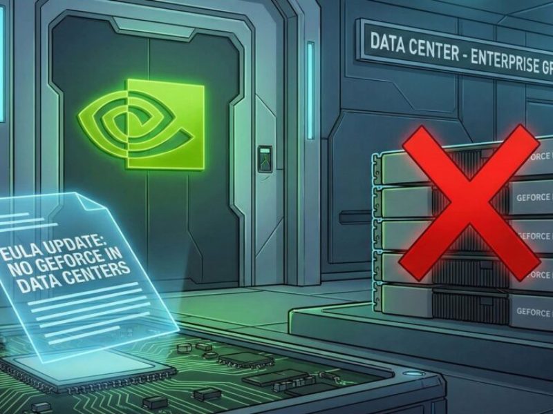 NVIDIA durcit son EULA : les graphiques GeForce sont interdits dans les centres de données
