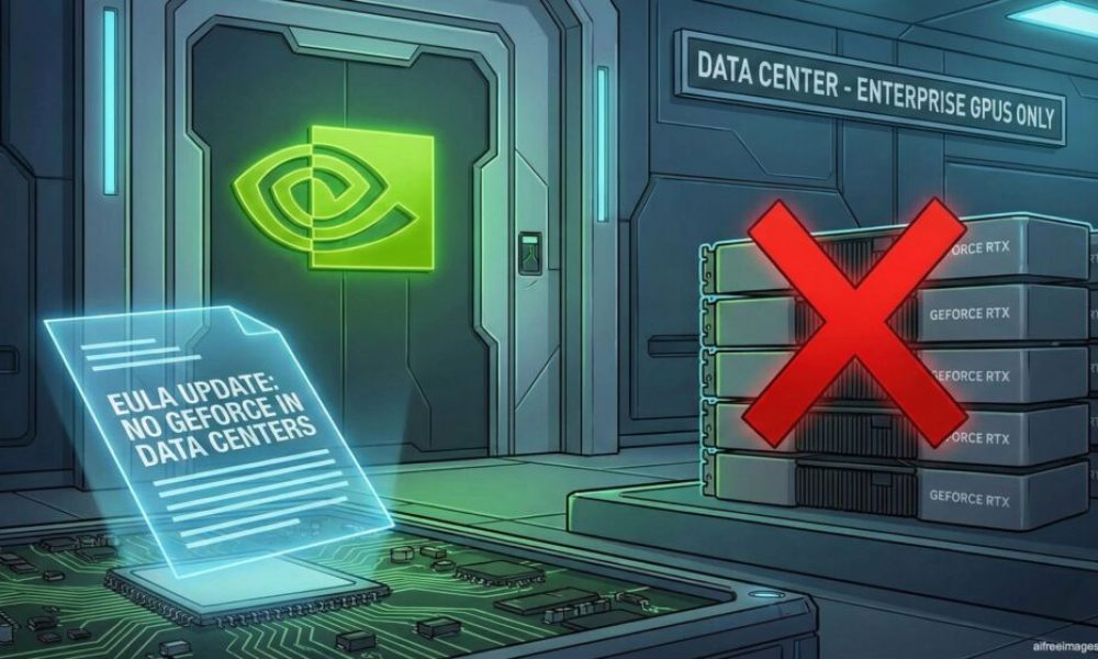 NVIDIA durcit son EULA : les graphiques GeForce sont interdits dans les centres de données