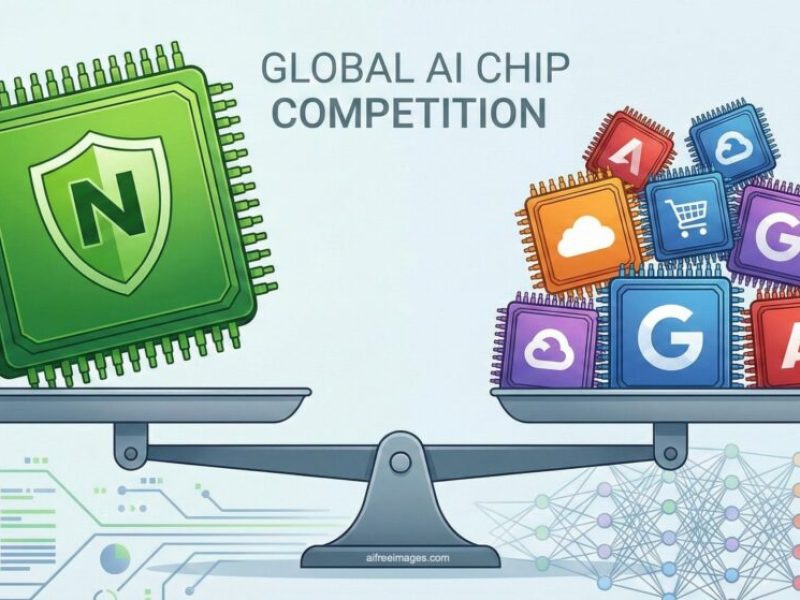 NVIDIA stimule ses ventes de puces d'IA tandis que Google, Amazon et d'autres investissent dans des processeurs sur mesure