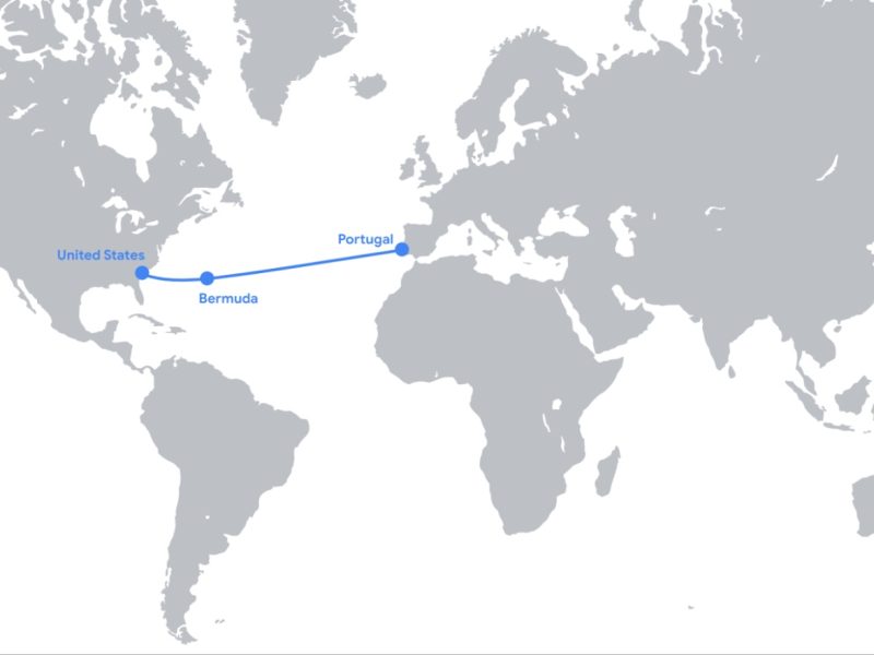 Nuage atterrit : Google renforce son autoroute de données atlantique